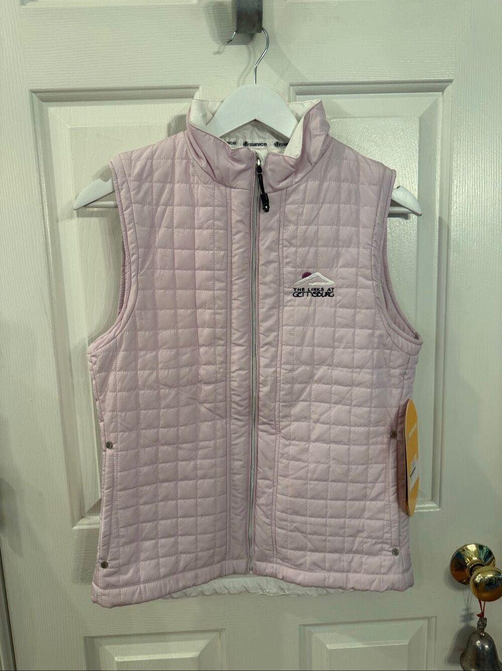 Sunice Lavender The Links at Gettysburg Ladies Quilted Vest sz S NWT
